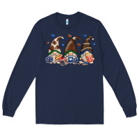 Navy football gnomes Long Sleeve Tee - Zillion Design Studio