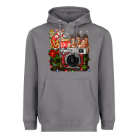 Storm Christmas Santa Vintage Camera Heavyweight Hoodie - FaDigitalArtStudio