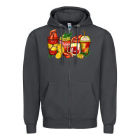 Smoke crawfish coffee cups Zipper Hoodie - Zillion Design Studio