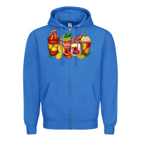 True Royal crawfish coffee cups Zipper Hoodie - Zillion Design Studio