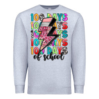 Heather Grey 100 days of school Premium Sweatshirt - Artiststas