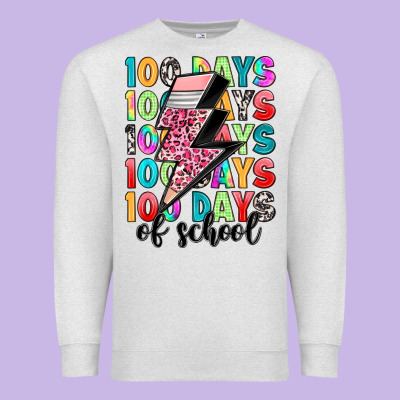 100 Days Of School Premium Sweatshirt Designed By Artiststas