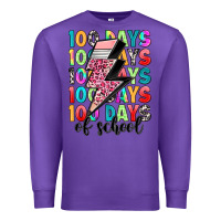 Purple 100 days of school Premium Sweatshirt - Artiststas