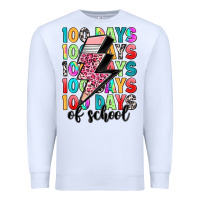 White 100 days of school Premium Sweatshirt - Artiststas