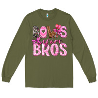 Army Green bows before bros Long Sleeve Tee - texasbilliewilder