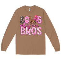 Toasted Coconut bows before bros Long Sleeve Tee - texasbilliewilder