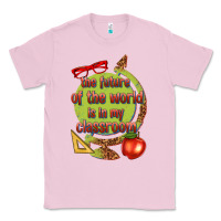 Bubblegum Pink the future of the world is in my classroom Classic Tee - texasbilliewilder