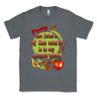 Charcoal Heather the future of the world is in my classroom Classic Tee - texasbilliewilder