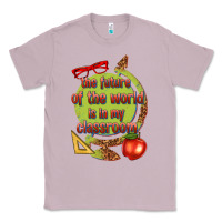 Lilac the future of the world is in my classroom Classic Tee - texasbilliewilder