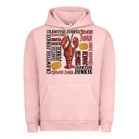 Pigment Salmon crawfish junkie Urban Hoodie - MaliasSmallBusiness