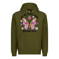 Army Green you are exactly where you need to be Premium Hoodie - MaliasSmallBusiness