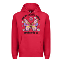 Cardinal you are exactly where you need to be Premium Hoodie - MaliasSmallBusiness