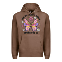 Chestnut you are exactly where you need to be Premium Hoodie - MaliasSmallBusiness