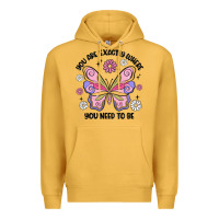 Mustard you are exactly where you need to be Premium Hoodie - MaliasSmallBusiness