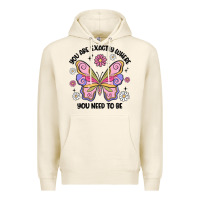 Tofu you are exactly where you need to be Premium Hoodie - MaliasSmallBusiness