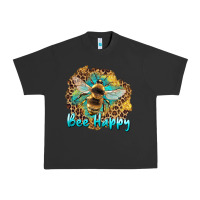 Pigment Black bee happy Urban Heavy Tee - Artiststas
