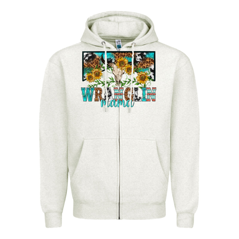Wranglin Mama Zipper Hoodie by texasbilliewilder | Teevron