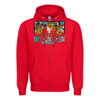 Red wranglin mama Zipper Hoodie - texasbilliewilder
