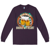 Plum beer never broke my heart Long Sleeve Tee - texasbilliewilder