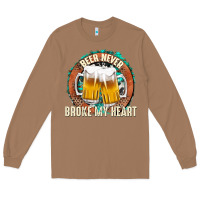 Toasted Coconut beer never broke my heart Long Sleeve Tee - texasbilliewilder