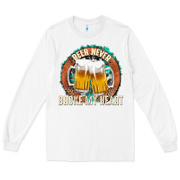 White beer never broke my heart Long Sleeve Tee - texasbilliewilder