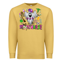 Antique Gold spooky nurse Premium Sweatshirt - AdoDesignShop