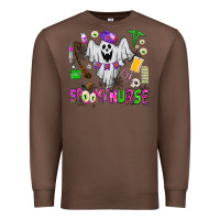 Chestnut spooky nurse Premium Sweatshirt - AdoDesignShop