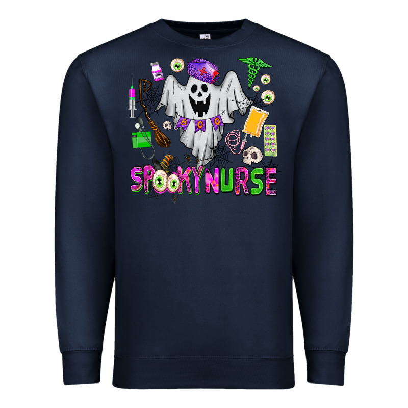 Spooky Nurse Premium Sweatshirt by AdoDesignShop | Teevron