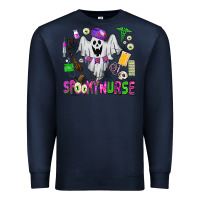 Navy spooky nurse Premium Sweatshirt - AdoDesignShop