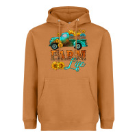 Farm Truck  Farm Life With Sunflower Heavyweight Hoodie | Teevron
