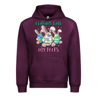 Mauve Wine chilling with my peeps Urban Hoodie - MaliasSmallBusiness