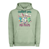 Pigment Oil Green chilling with my peeps Urban Hoodie - MaliasSmallBusiness