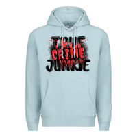 Blue Mist true crime junkie Premium Hoodie - MaliasSmallBusiness