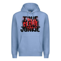 Colony Blue true crime junkie Premium Hoodie - MaliasSmallBusiness