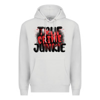 Dove Grey true crime junkie Premium Hoodie - MaliasSmallBusiness