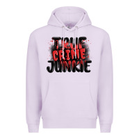 Lilac true crime junkie Premium Hoodie - MaliasSmallBusiness