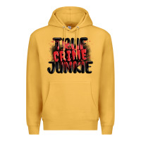 Mustard true crime junkie Premium Hoodie - MaliasSmallBusiness
