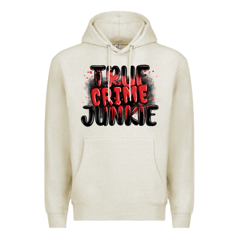 True Crime Junkie Premium Hoodie by MaliasSmallBusiness | Teevron