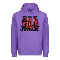 Purple true crime junkie Premium Hoodie - MaliasSmallBusiness