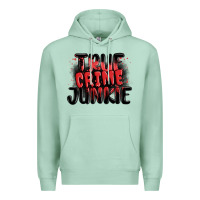 Seafoam true crime junkie Premium Hoodie - MaliasSmallBusiness