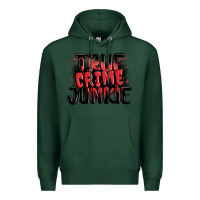 Sports Green true crime junkie Premium Hoodie - MaliasSmallBusiness