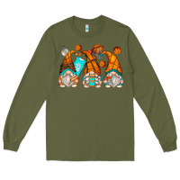 Army Green basketball gnomes Long Sleeve Tee - Zillion Design Studio