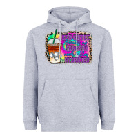 Heather Grey iced coffee sarcasm Heavyweight Hoodie - RacoonDesign