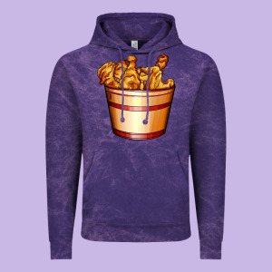 Nugget And Nuggets Basket Vintage Hoodie Designed By Adodesignshop