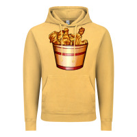 Vintage Mustard nugget and nuggets basket Vintage Hoodie - AdoDesignShop