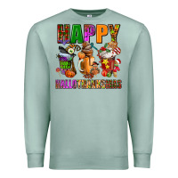 Seafoam happy hallothanksmas Premium Sweatshirt - AdoDesignShop