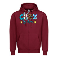 Burgundy cozy season winter Zipper Hoodie - RanaPortraitStore