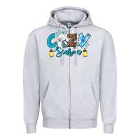 Heather Grey cozy season winter Zipper Hoodie - RanaPortraitStore