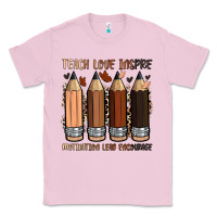 Bubblegum Pink teach love inspire motivation lead encourage Classic Tee - Zillion Design Studio
