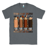 Charcoal Heather teach love inspire motivation lead encourage Classic Tee - Zillion Design Studio